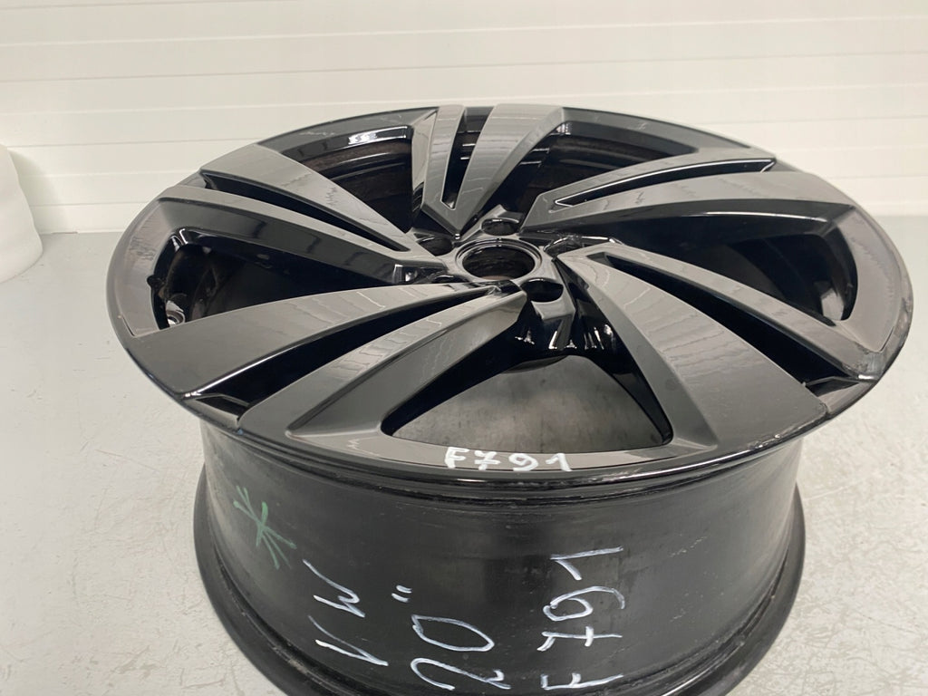 1x Alufelge 20 Zoll 9.0" 5x112 33ET Glanz Schwarz 760601025AA VW Touareg FEL4049965139rq
