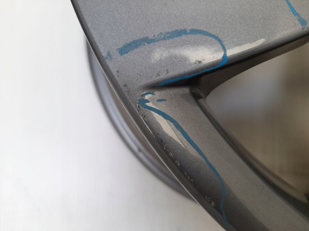 1x Alufelge 18 Zoll 7.5" 5x114.3 65ET Glanz Grau 403000097R Renault Rim Wheel