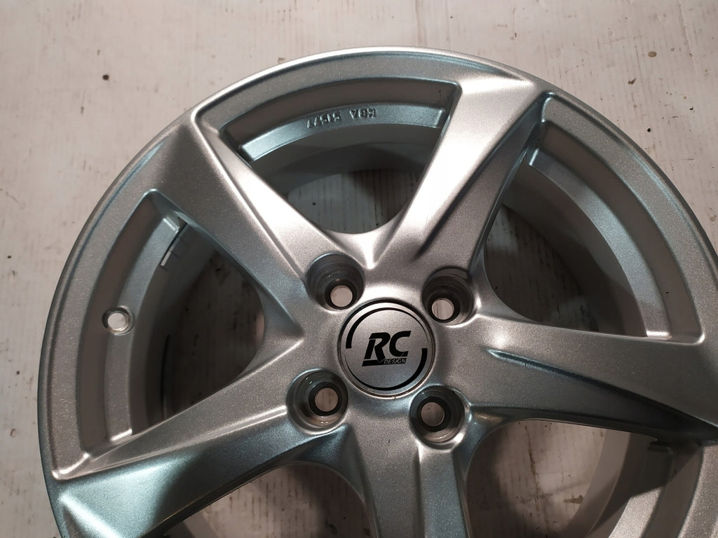 1x Alufelge 16 Zoll 6.0" 4x100 50ET Glanz Schwarz RC30-606-1 Opel I Rim Wheel FEL7736897973zv