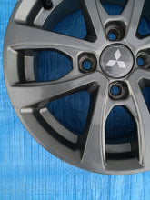 Laden Sie das Bild in den Galerie-Viewer, 1x Alufelge 14 Zoll 5.5&quot; 4x100 40ET MMDA01-554 Mitsubishi Mirage Space Star