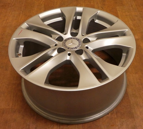 1x Alufelge 17 Zoll 7.5" 5x112 47ET Glanz Silber Mercedes-Benz W204 Rim Wheel FEL9690996980ie