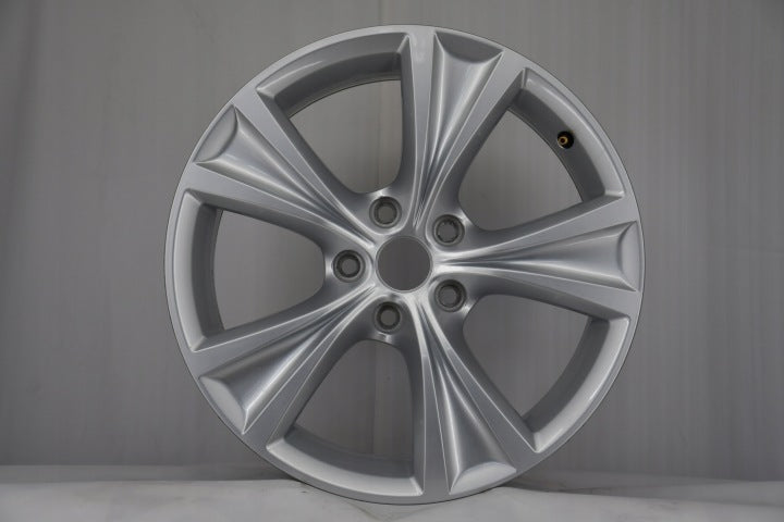 1x Alufelge 17 Zoll 7.5" 5x112 46ET Glanz Silber 5FA601025C Seat Leon Rim Wheel FEL3531055876kc