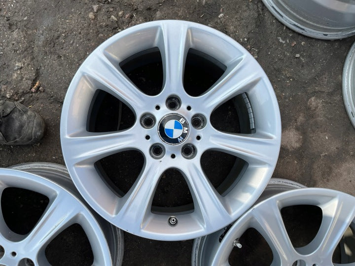 4x Alufelge 17 Zoll 7.5" 5x120 37ET Glanz Silber 6796243 BMW E91 F30 E90 F31 FEL8502338237zf