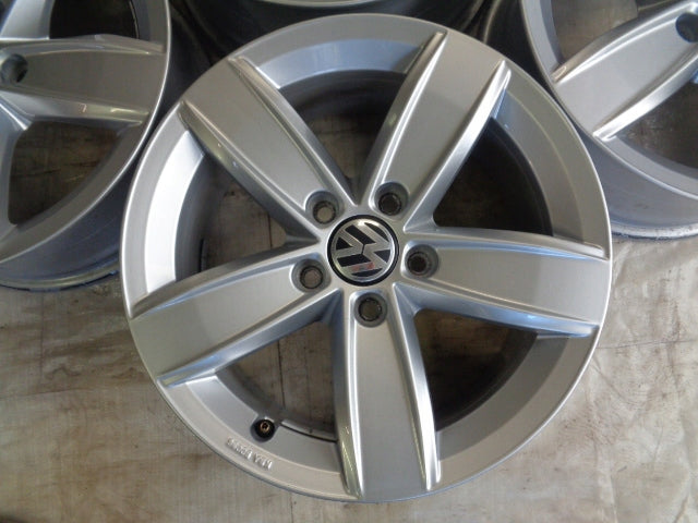4x Alufelge 16 Zoll 6.5" 5x112 33ET Silber 7N0071496C Seat I Rim Wheel FEL2142258194sg