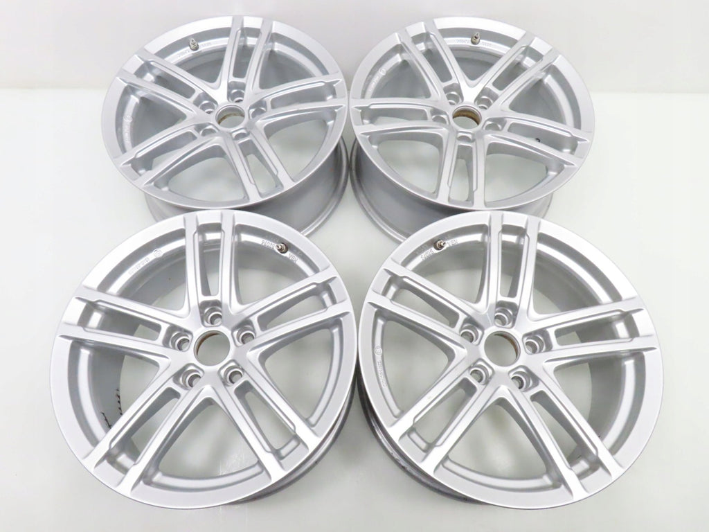 4x Alufelge 17 Zoll 7.5" 5x112 27ET Glanz Silber KBA52096 Audi I Rim Wheel FEL3247935466zg