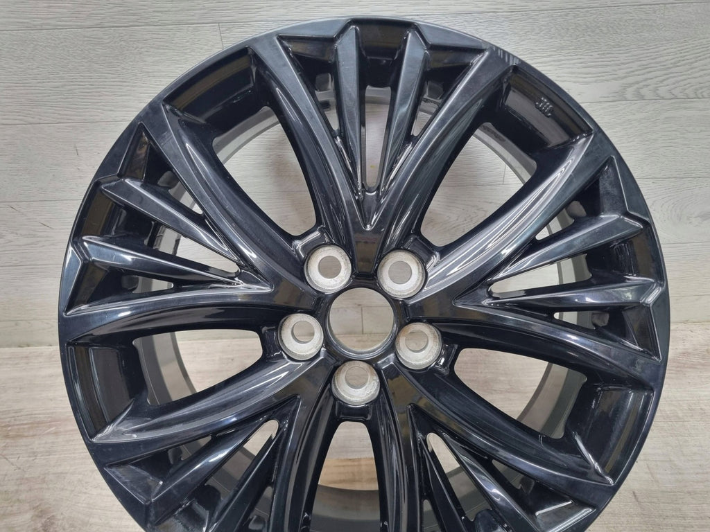 1x Alufelge 17 Zoll 6.5" 5x100 50ET Glanz Schwarz PW4570D005 Toyota Yaris FEL6314419307fj