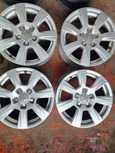 Load image into Gallery viewer, 4x Alufelge 16 Zoll 7.0" 5x112 45ET Glanz Silber 16441670 Audi Rim Wheel FEL5917693178po