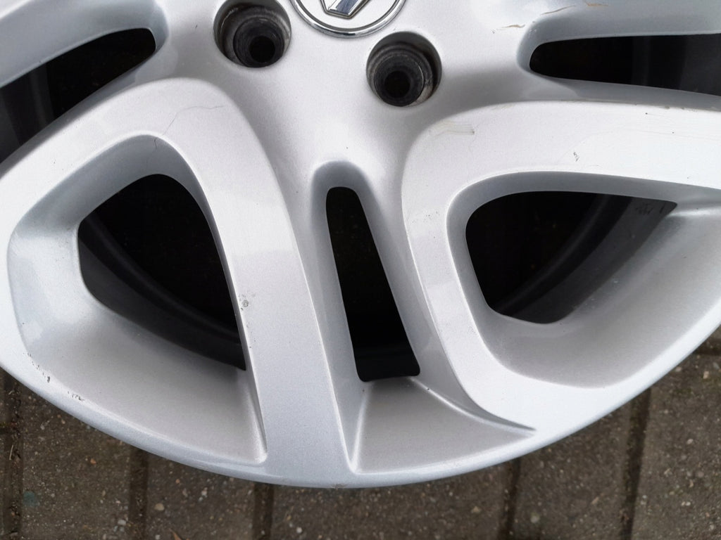 1x Alufelge 17 Zoll 6.5" 4x100 40ET Glanz Renault Captur Rim Wheel FEL5680222699pw