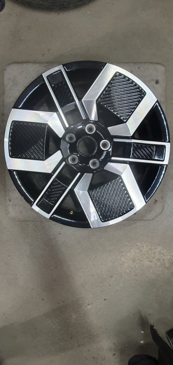 1x Alufelge 18 Zoll 6.5" 5x114.3 38ET Glanz Schwarz 403008515R Renault E-Tech FEL9040130986gi
