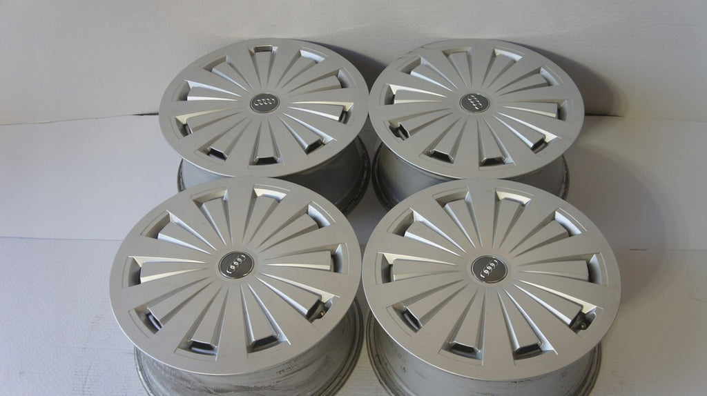 4x Alufelge 16 Zoll 7.0" 5x112 35ET Glanz Silber 8W0601025 Audi Rim Wheel