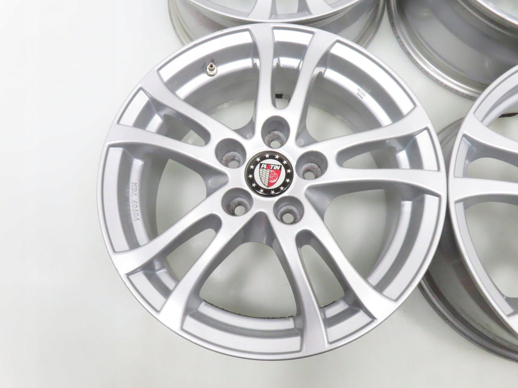 4x Alufelge 16 Zoll 6.5" 5x112 45ET Silber KBA48604 Audi I Rim Wheel FEL1137981515pu