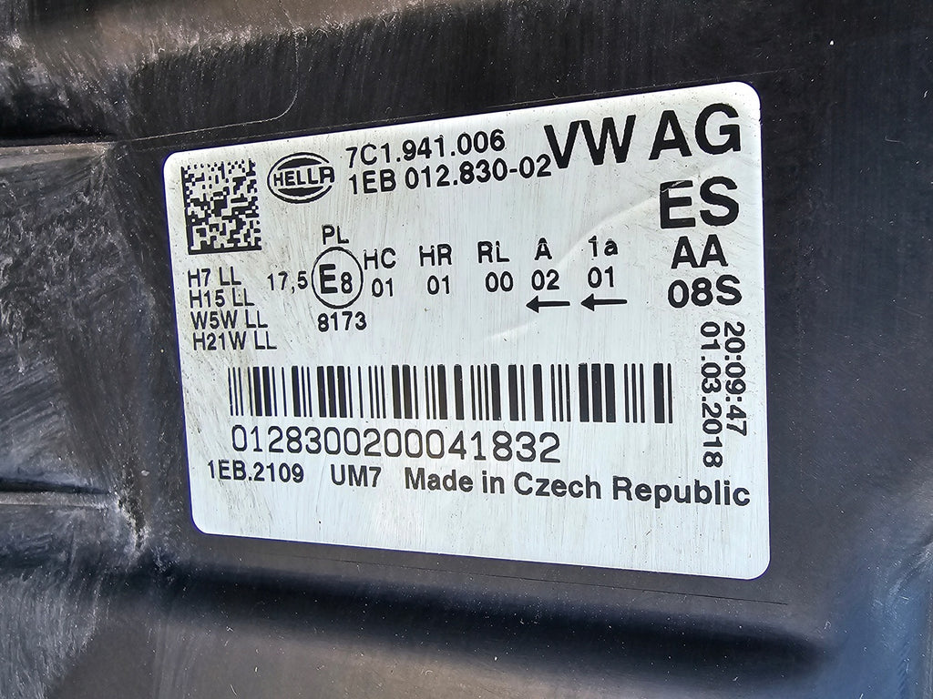 Frontscheinwerfer VW Crafter 7C1941005 7C1941006 Ein Stück (Rechts oder Links) SCH6135770692xd