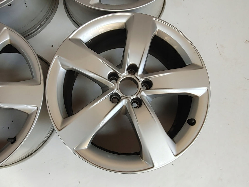 4x Alufelge 18 Zoll 7.5" 5x112 37ET Glanz Silber 4G0601025 Audi A6 C7 Rim Wheel