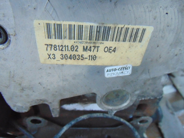 Motor BMW X3 E83 2.0 163PS Diesel Engine Komplett MOT6387340135yk