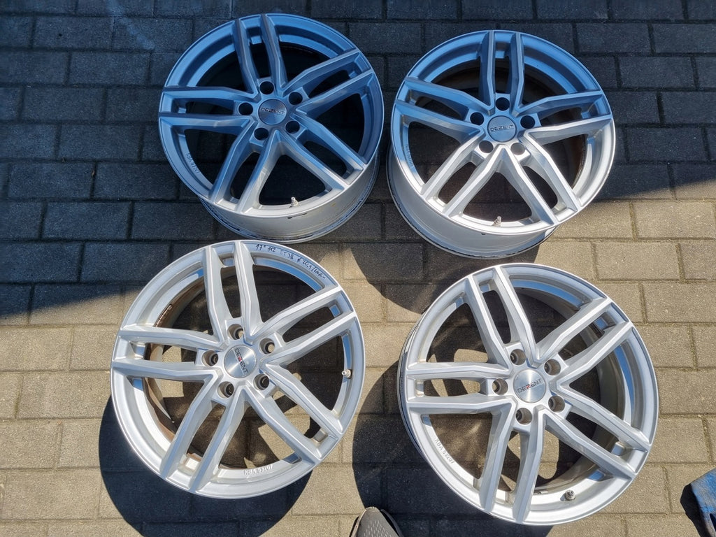 4x Alufelge 17 Zoll 5x112 38ET Silber KBA53207 Audi W211 I Rim Wheel FEL5271508107uj