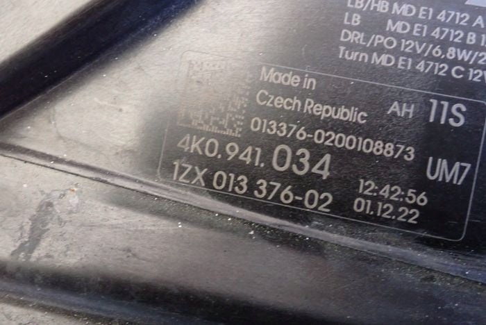 Frontscheinwerfer Audi A6 C8 4K0941034 Full LED Rechts Scheinwerfer Headlight SCH4393381898hn