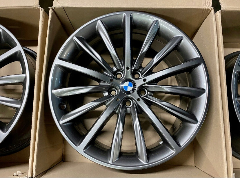 1x Alufelge 19 Zoll 9.0" 5x112 43ET 6874439 BMW G31 G30 Rim Wheel FEL4800194349sb
