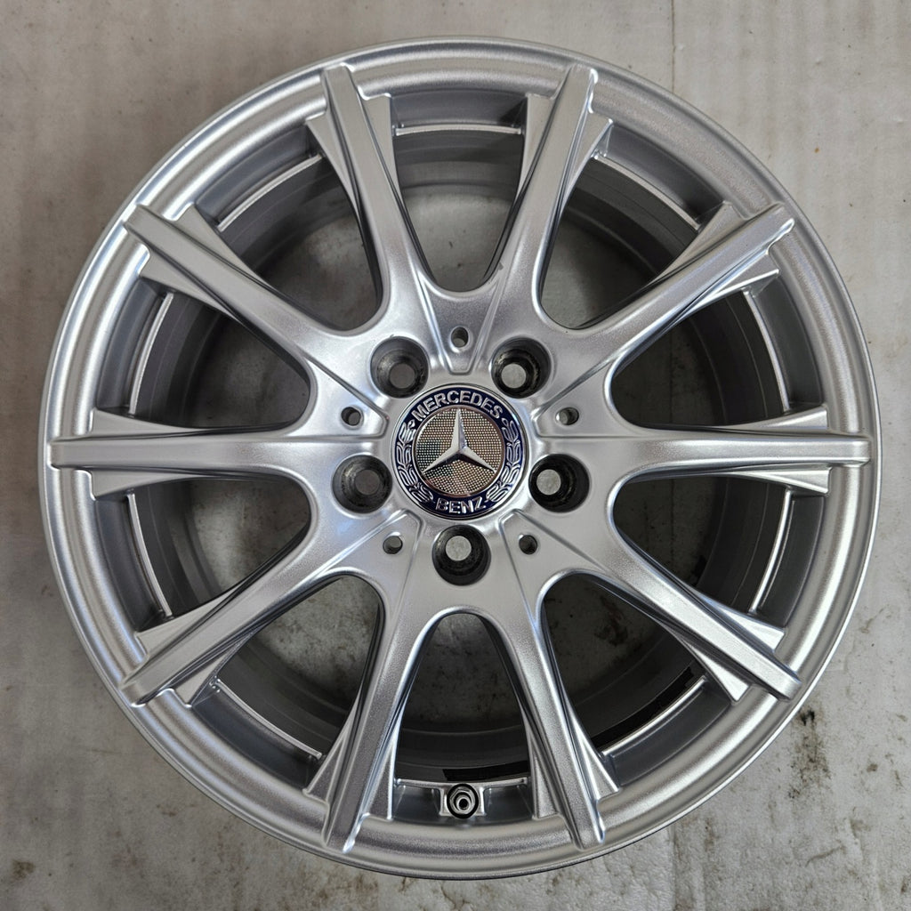 4x Alufelge 16 Zoll 6.5" 5x112 38ET A2054012400 Mercedes-Benz W168 W205 A205 FEL1328098033on