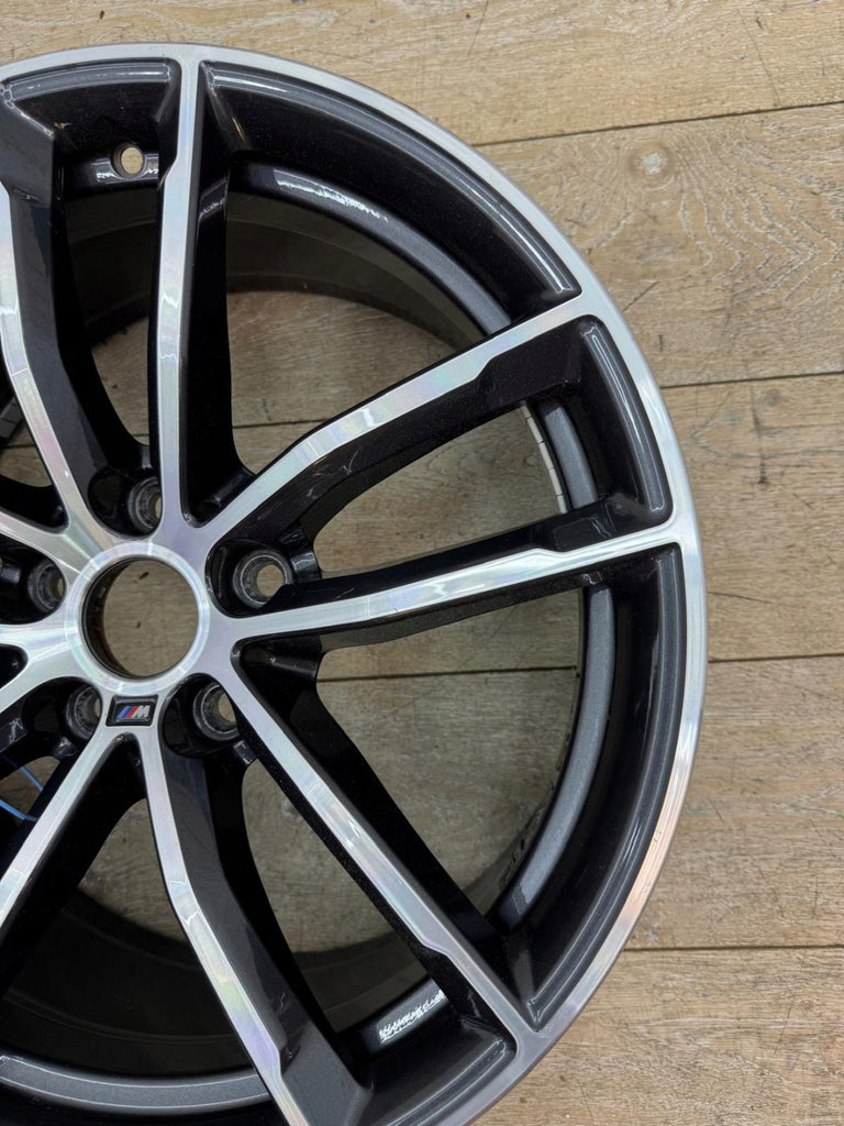 1x Alufelge 18 Zoll 8.0" 5x112 30ET Glanz Graphit 8093915 BMW G31 G30 Mg FEL2107226014np