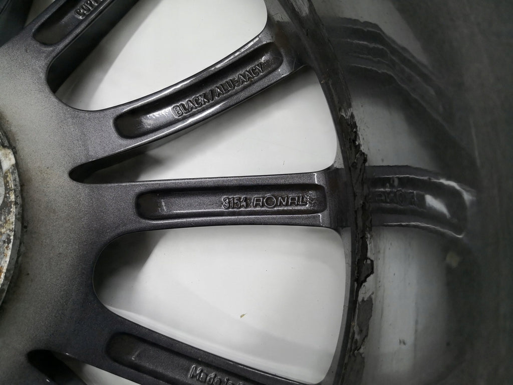 1x Alufelge 17 Zoll 7.0" 4x100 44ET Glanz Schwarz Opel Corsa E D Rim Wheel