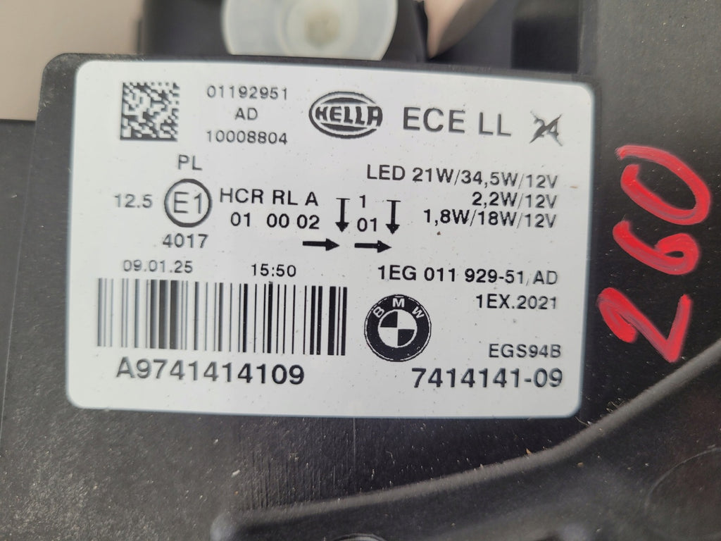 Frontscheinwerfer BMW 1 F20 7414141-09 LED Links Scheinwerfer Headlight SCH1163081921yi