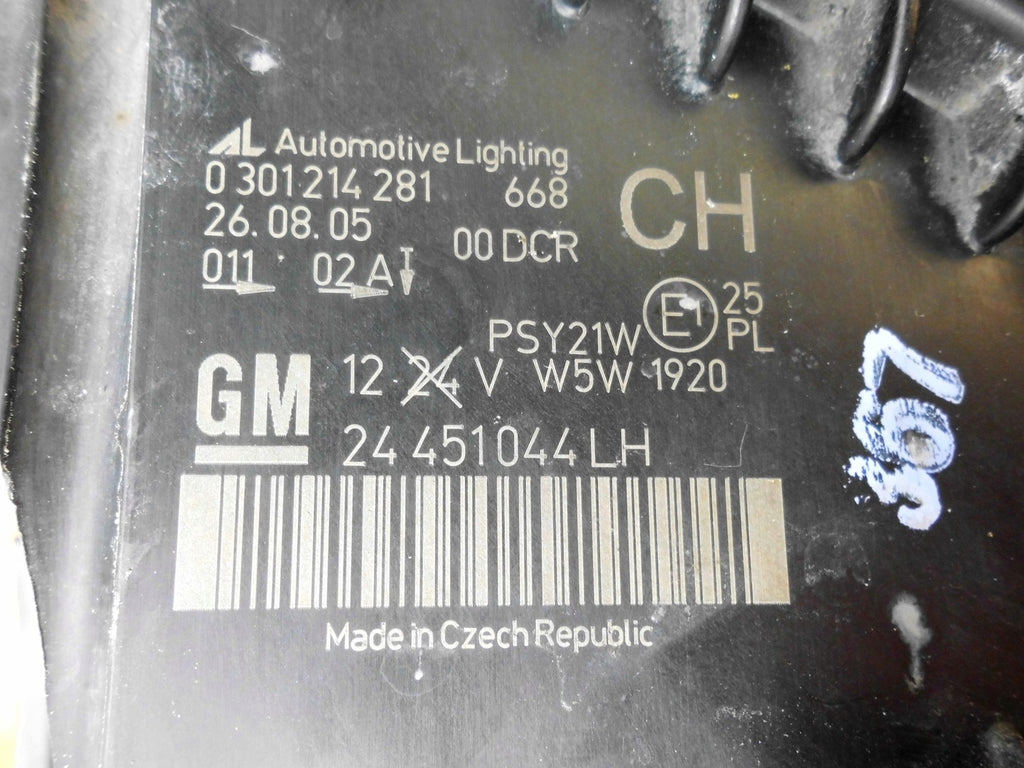 Frontscheinwerfer Opel Zafira B 1039F01523 Xenon Rechts Scheinwerfer Headlight