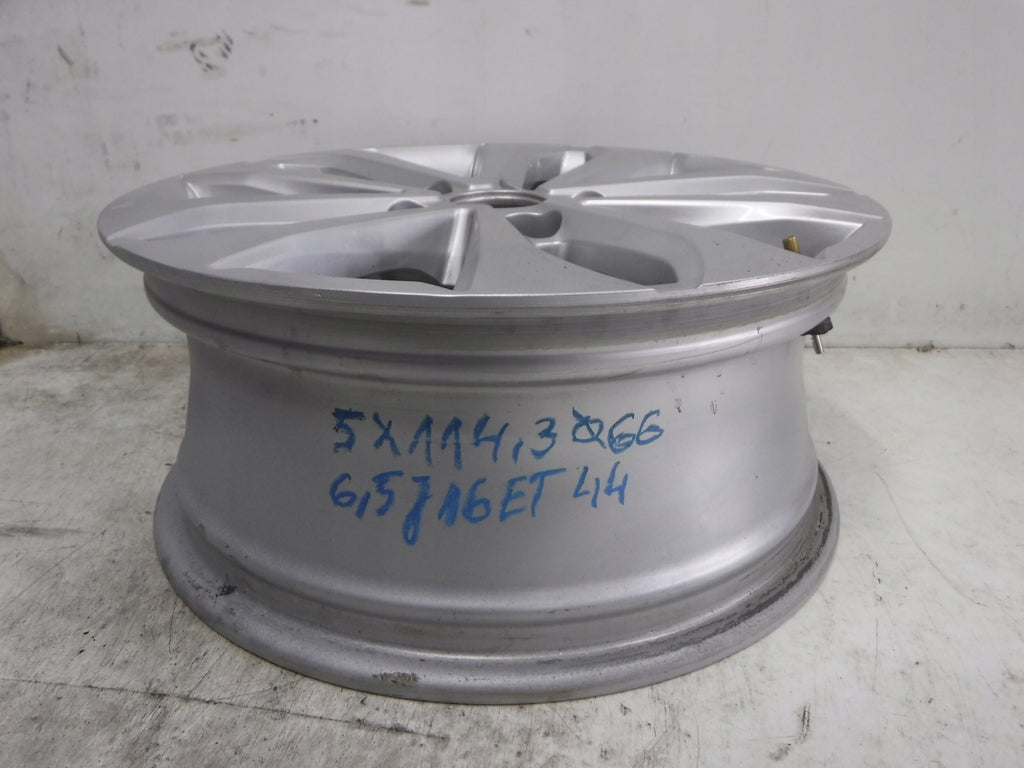 1x Alufelge 16 Zoll 6.5" 5x114.3 44ET Glanz Silber 403003128R Renault Rim Wheel FEL8209781909bc