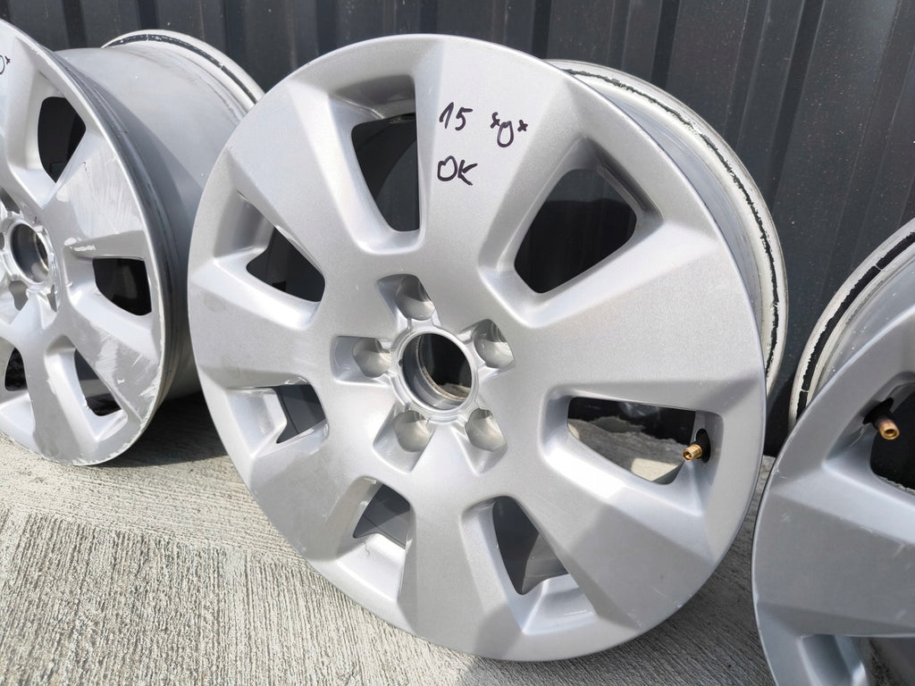 4x Alufelge 16 Zoll 7.5" 5x112 37ET Glanz Silber 4G0601025 Audi A5 A4 Rim Wheel