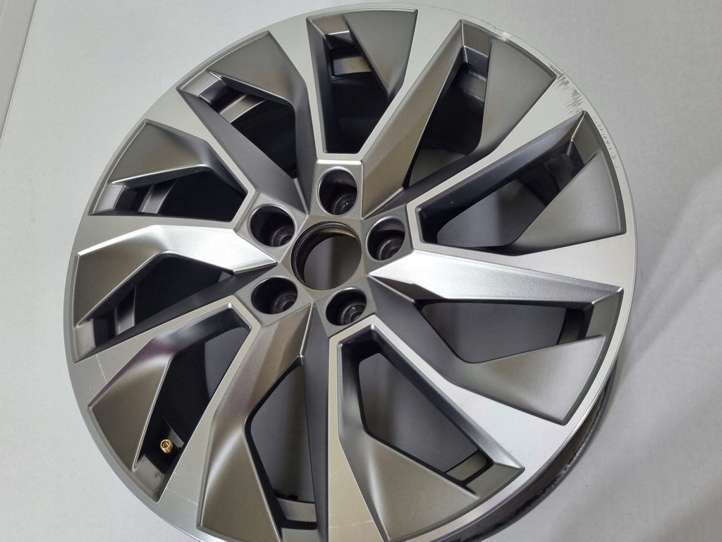 1x Alufelge 16 Zoll 7.0" 5x100 46ET 6V0601025B Skoda Fabia Iii Rim Wheel