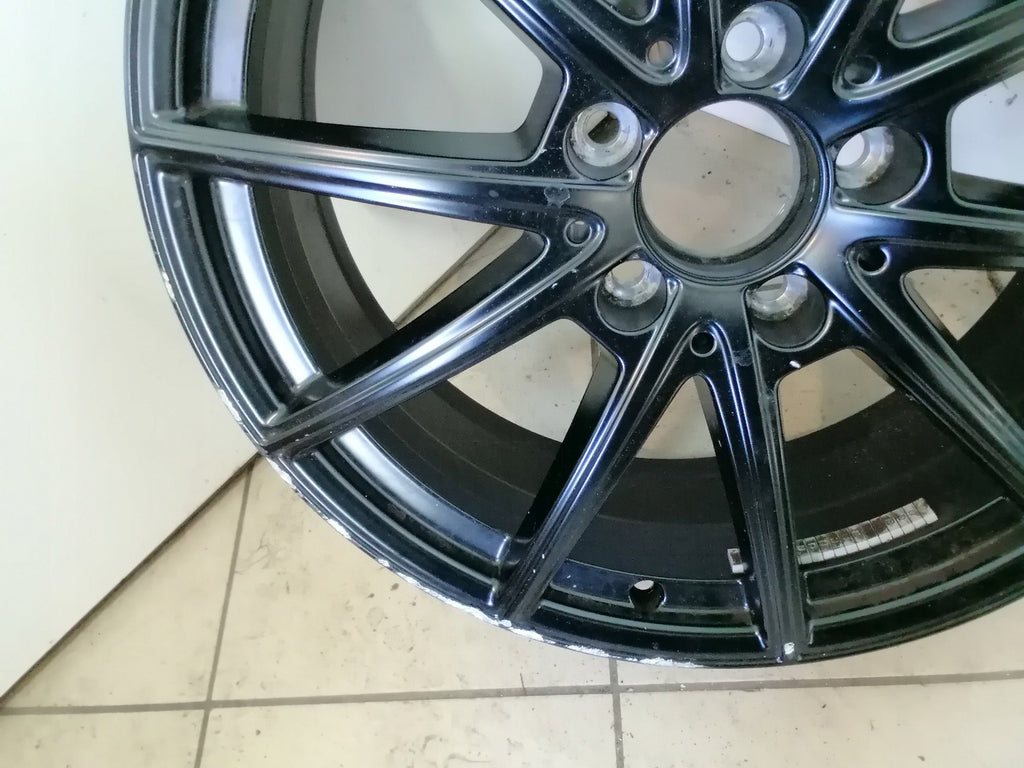 1x Alufelge 18 Zoll 6.5" 5x112 44ET Matt Schwarz A2474012600 Mercedes-Benz