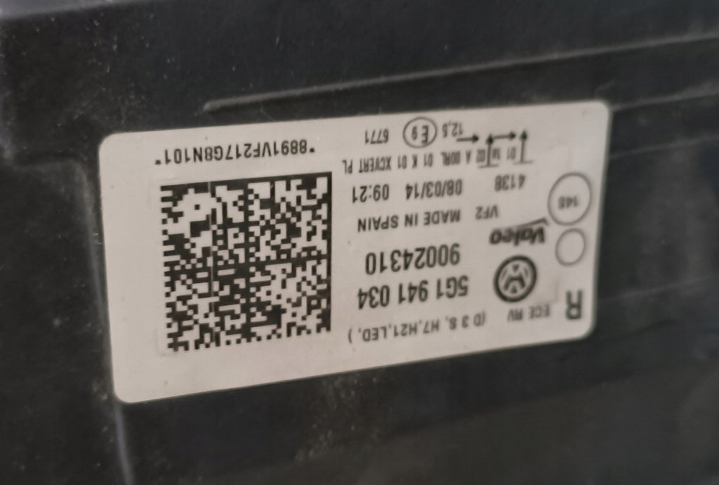 Frontscheinwerfer VW Golf VII 5G1941034 Rechts Scheinwerfer Headlight SCH6264954881kq