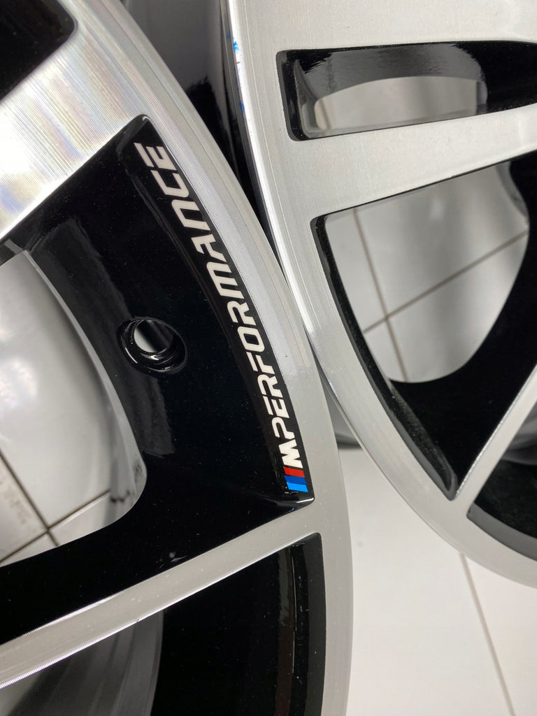 4x Alufelge 18 Zoll 8.0" 5x120 34ET Glanz Silber BMW F30 E90 Rim Wheel FEL4164621077ki