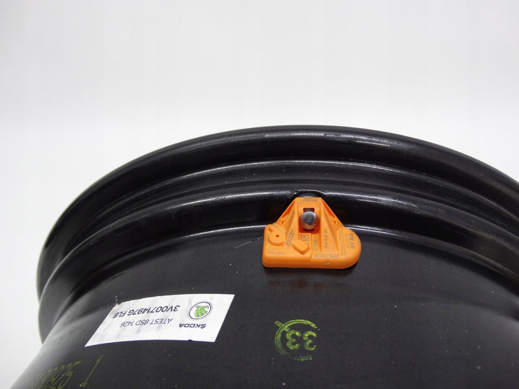 1x Alufelge 17 Zoll 6.5" 5x112 41ET Glanz Schwarz 3V0601025BG Skoda Superb Iii FEL8207971792hk