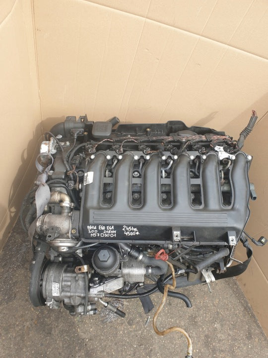 Motor BMW E60 E61 M57D3001 3.0 218PS 245TKm Diesel Engine Unkomplett MOT8901481325nc