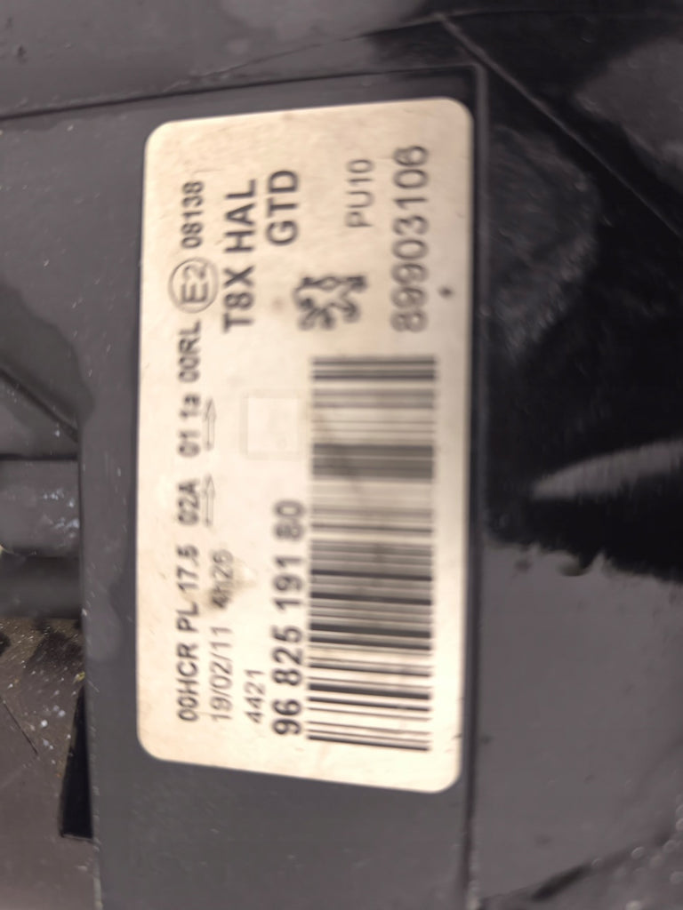 Frontscheinwerfer Peugeot I 9682519080 9682519180 FALSE Scheinwerfer Headlight SCH5629989181og