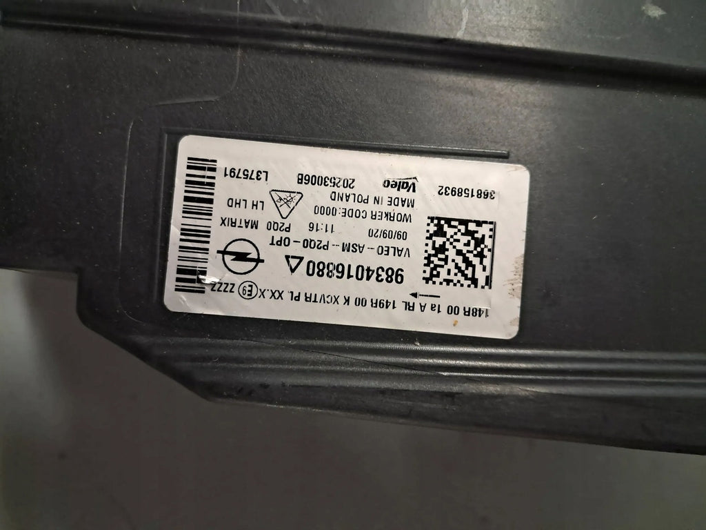 Frontscheinwerfer Opel Mokka 9834016880 LED Links Scheinwerfer Headlight