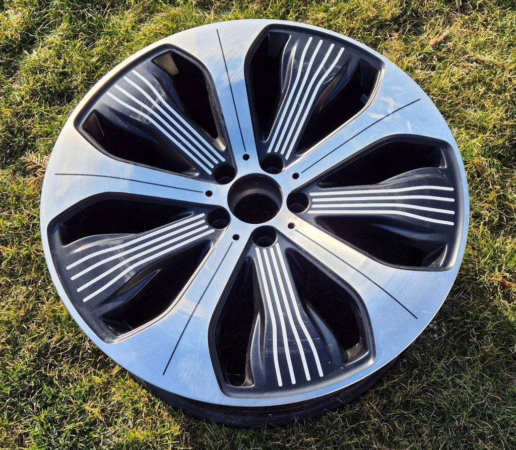 1x Alufelge 20 Zoll 8.5" 5x112 30ET Glanz Schwarz A2934010500 Ds Eqc Rim Wheel FEL8436106280eh