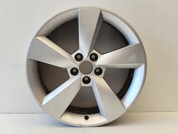 1x Alufelge 17 Zoll 5x100 Gelb 5JA601025C Skoda Rapid Rim Wheel FEL2099880009vd