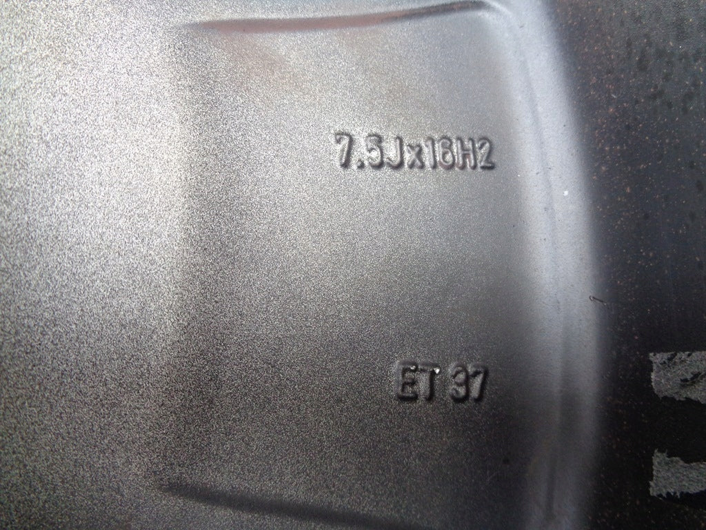 4x Alufelge 16 Zoll 7.5" 5x112 37ET Glanz Schwarz 4G0601025 Audi A6 Rim Wheel FEL4543006193vx