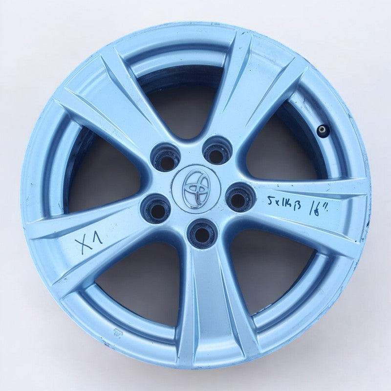 1x Alufelge 16 Zoll 6.5" 5x114.3 42611-0F120 Toyota Avensis Rim Wheel