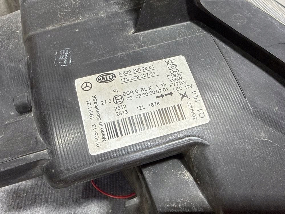 Frontscheinwerfer Mercedes-Benz Viano W639 Vito A6398202861 Links Headlight SCH6681489188oz