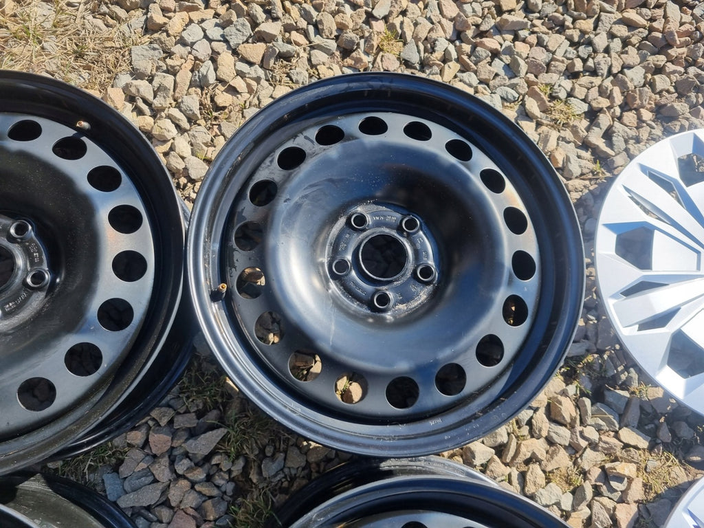 4x Alufelge 17 Zoll 6.5" 5x112 38ET Glanz Schwarz 5QF601027 Audi Super Rim Wheel FEL7643546952tp