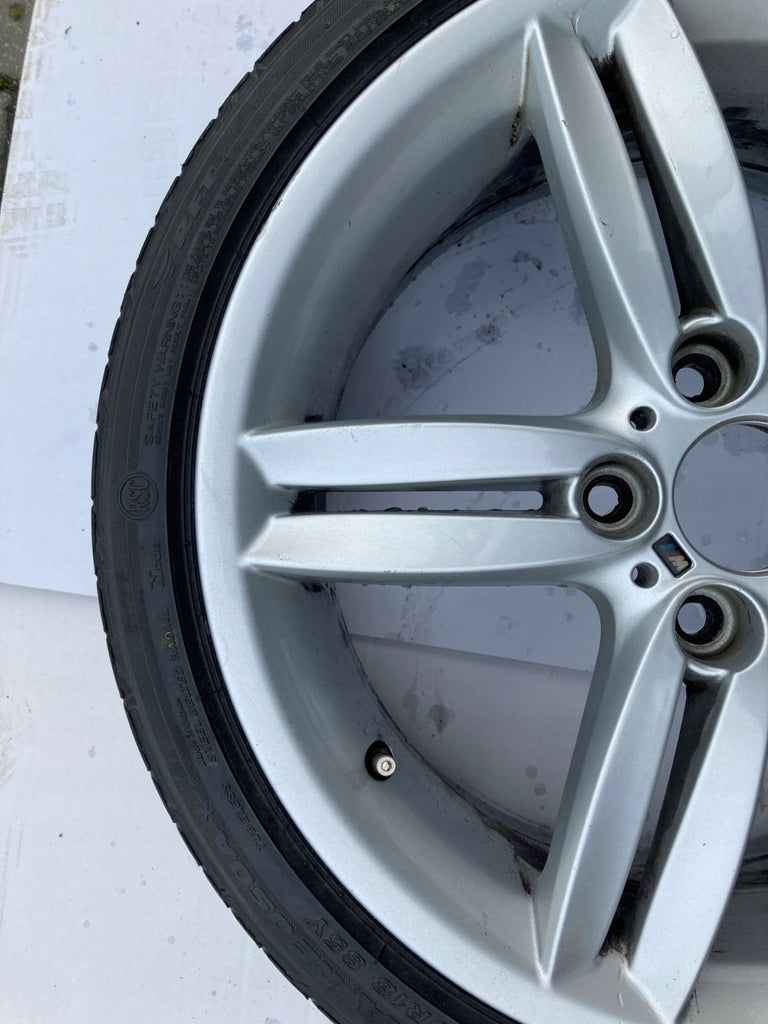 1x Alufelge 18 Zoll 7.5" 5x120 41ET Silber 8036939 BMW 1 E81 E87 Rim Wheel FEL3532338645oe