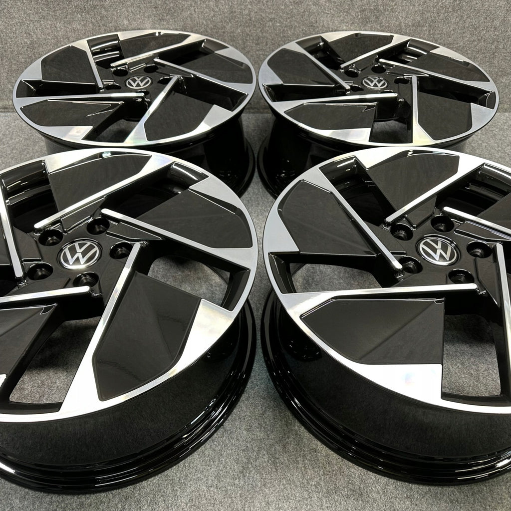 4x Alufelge 18 Zoll 7.5" 5x112 50ET Glanz Graphit 10A601025C Mg Id.3 E11 FEL9761795508rv