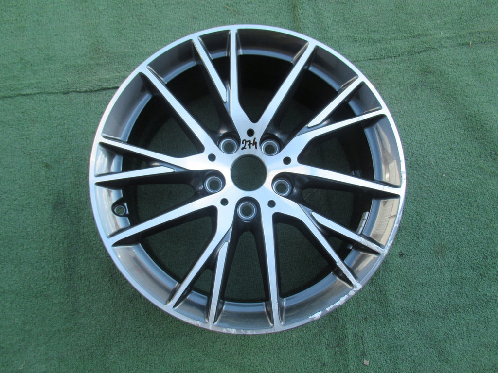 1x Alufelge 17 Zoll 7.0" 5x112 47ET Glanz Grau 7849122 BMW 2 F45 1 F40 F46 Mg