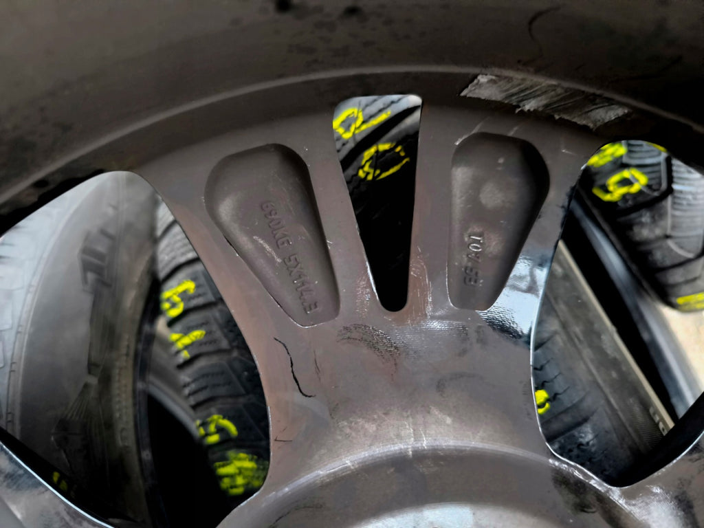 1x Alufelge 18 Zoll 7.0" 5x114.3 45ET Glanz Schwarz 9965787080 Mazda 3 Rim Wheel FEL6316659416ej