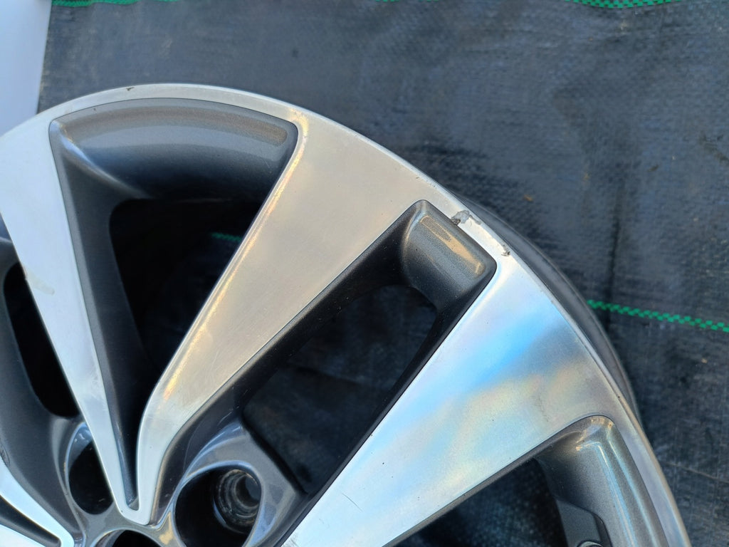 1x Alufelge 16 Zoll 6.5" 5x114.3 50ET Glanz Graphit 52910-G4200 Hyundai I I40 Mg FEL2245747357ea