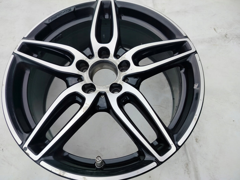 1x Alufelge 18 Zoll 7.5" 5x112 52ET Schwarz A1764010700 Mercedes-Benz Rim Wheel FEL6946578730dj