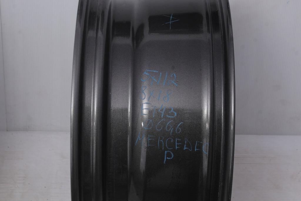 4x Alufelge 18 Zoll 9.0" 5x112 53ET Matt Silber A2134010400 Mercedes-Benz Mg FEL2561618712qh