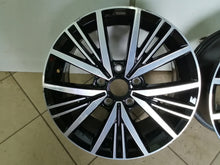 Load image into Gallery viewer, 1x Alufelge 16 Zoll 6.5&quot; 5x112 46ET Schwarz 5G0601025CD VW Golf Rim Wheel